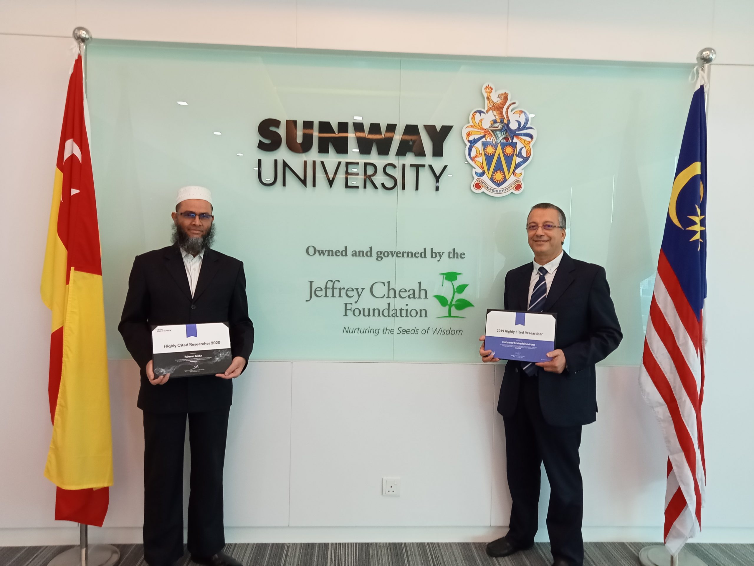 Sunway University researchers among Malaysia’s Global Top 1% researchers by Clarivate’s Web of Science